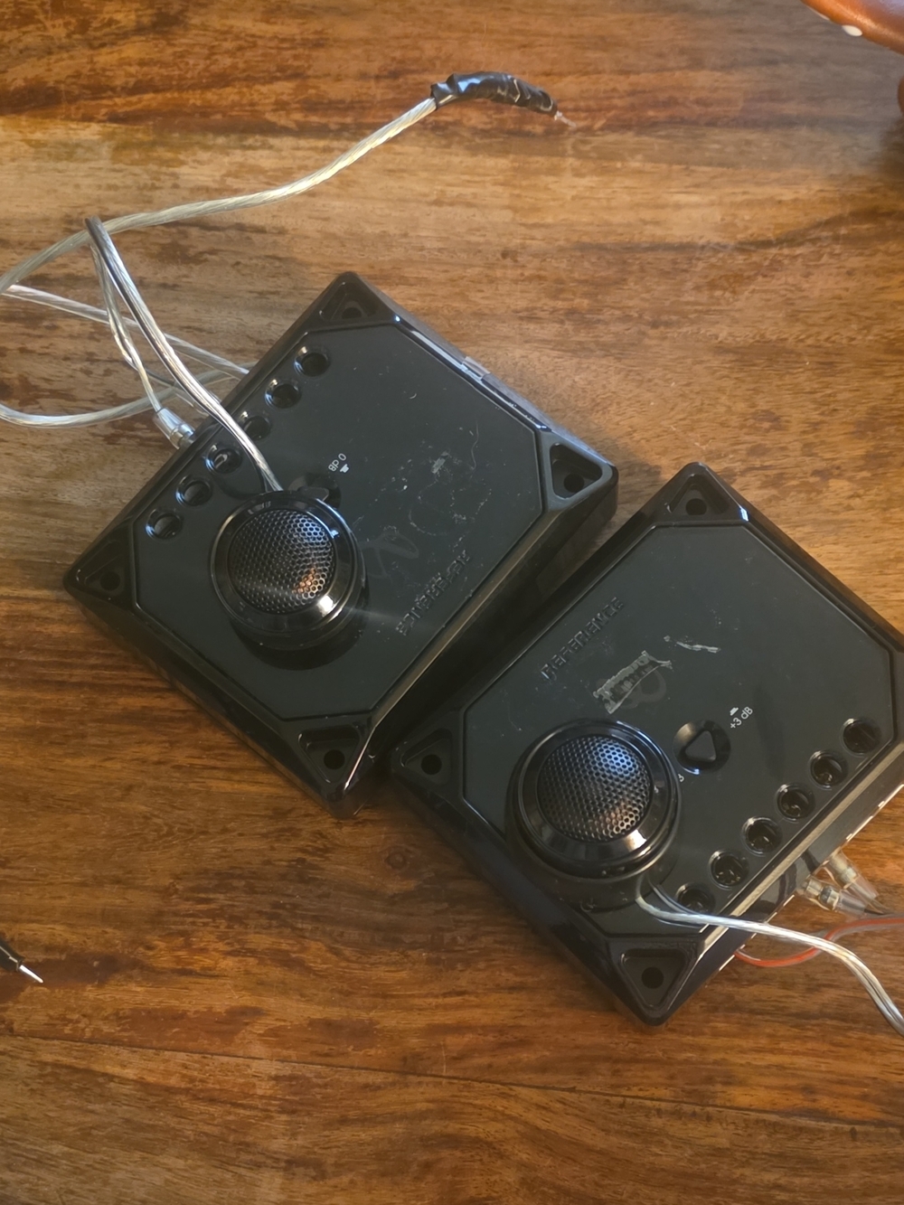 Pair of Black Sono Car Speaker Tweeters